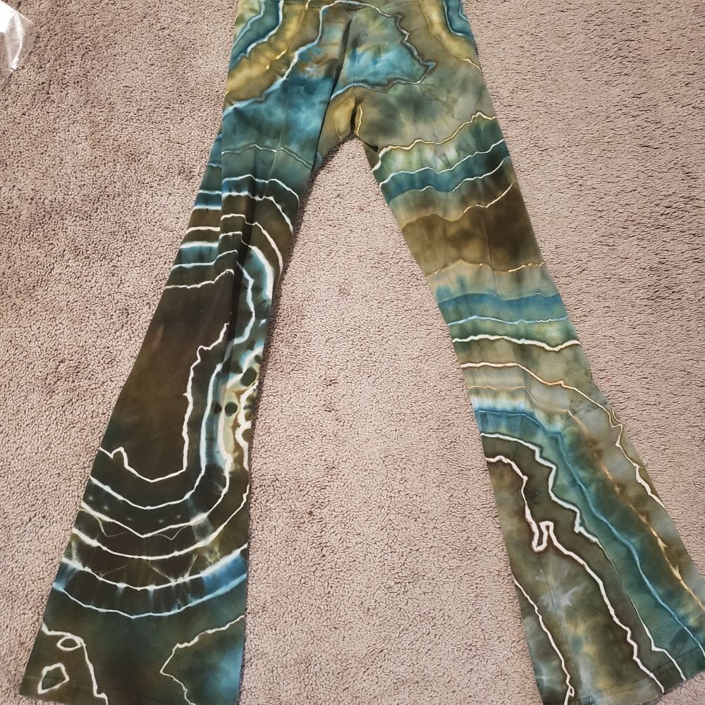 Katya Moon Dyes Tie Dye Dharma Trading Company Yoga Pants Size Small
